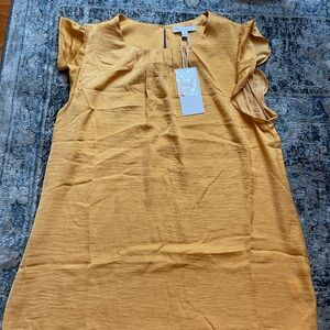 Alex & lili Women's Mustard Top Size Small NWT